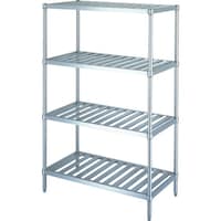 シンコー シンコー ステンレスラック(スノコ棚タイプ)4段 RSN4型 SUS304 1488×738×1800 RSN415075 1台