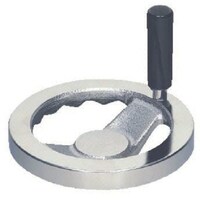 イマオ イマオ ハンドル 角リム型ハンドル車(加工付) ハンドル径100mm S100ERH14 1個