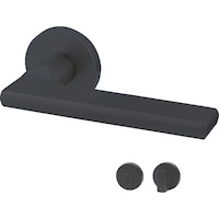 マルキハードウェア MK リベロレバーハンドル 間仕切錠 B/S50 マットブラック MLA10004U 1S