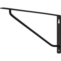 マルキハードウェア MK シュマール棚受 60X120 黒色 N27712U 1本