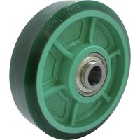 ヨドノ ヨドノ 樹脂製ウレタンゴム車輪(ステンレス製ベアリング入) PNU75SUSB 1個