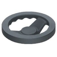 イマオ イマオ ハンドル 角リム型ハンドル車(加工付) ハンドル径125mm NBS125KM13 1個