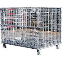 ユニット ユニット メッシュパレットキャスターなし 鉄製 840×1030×857mm 37517 1台