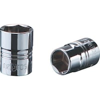 京都機械工具 ネプロス インチ 6.3sq.ソケット(六角) 対辺寸法9/16inch 差込角6.3mm 全長21.5mm NB2916 1個