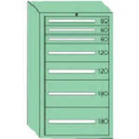 大阪製罐 OS ミゼットキャビネット 間口418×奥行407×高さ882mm(若草)別組 M12A 1台