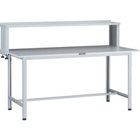 トラスコ中山 TRUSCO 軽荷重作業台(200kg)AO型 1500X750XH1044(全高) 上棚付 ホワイト色 AOR1575YURB 1台