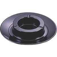 遠藤商事 TKG メラミン 大型灰皿 542 S 黒 PHID33 1個