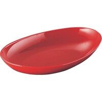 遠藤商事 TKG メラミン オーバルプレート 791Rr 朱 RPLL203 1個