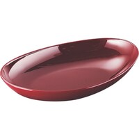 遠藤商事 TKG メラミン オーバルプレート PW791 ワイン RPLL204 1個
