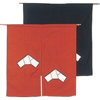 遠藤商事 TKG 半間のれん 文(ふみ)10704 茶 YNLJ91 1個