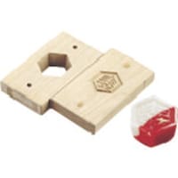 遠藤商事 TKG 手彫物相型(上生菓子用) 亀甲に寿 WBT18 1個