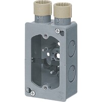 未来工業 未来 埋込スイッチボックス (Gタイプ) (ハブ付セーリスボックス)塗代カバー付 CDOM16SWGF 1個