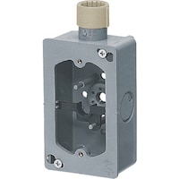 未来工業 未来 埋込スイッチボックス (Gタイプ) (ハブ付セーリスボックス)塗代カバー付 CDOM16SGF 1個
