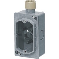 未来工業 未来 埋込スイッチボックス (Gタイプ) (ハブ付セーリスボックス)塗代カバー付 CDOM16SG 1個