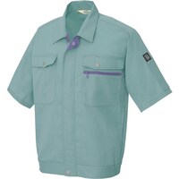 アイトス アイトス 半袖ブルゾン(男女兼用) サファイアブルー 3L 53710723L 1着