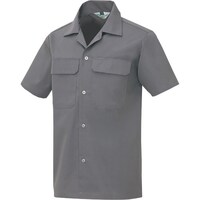 アイトス アイトス 半袖シャツ(男女兼用) グレー 6L 5310046L 1着
