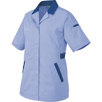 アイトス アイトス 半袖スモック ミストバイオレット×ネイビー 5L 53280765L 1着