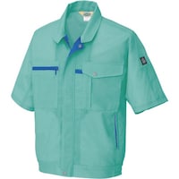 アイトス アイトス 半袖ブルゾン(男女兼用) エメラルドグリーン S 5361024S 1着