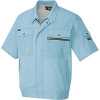 アイトス アイトス 半袖ブルゾン(男女兼用) サファイアブルー 3L 32320723L 1着