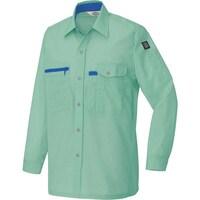 アイトス アイトス 長袖シャツ(男女兼用)(薄地) エメラルドグリーン 3L 53650243L 1着