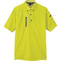 アイトス アイトス 半袖ボタンダウンポロシャツ(男女兼用) ライム 5L 106050165L 1着