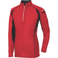 アイトス アイトス ハーフZIP長袖シャツ レッド 3L 5510310093L 1着