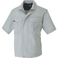 アイトス アイトス 半袖ブルゾン(男女兼用) シルバーグレー 3L 16320033L 1着