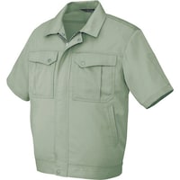 アイトス アイトス 半袖ブルゾン(男女兼用) アースグリーン 3L 56610053L 1着