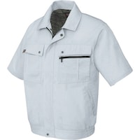 アイトス アイトス 半袖ブルゾン(無地)(男女兼用) シルバーグレー M 5591003M 1着