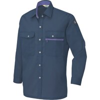 アイトス アイトス 長袖シャツ(男女兼用)(薄地) ネイビー 6L 53750086L 1着
