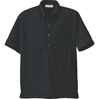 アイトス アイトス メンズ半袖ニットボタンダウンシャツ ブラック 3L 8612060103L 1着