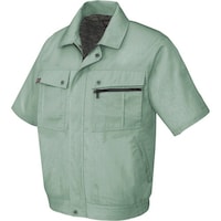 アイトス アイトス 半袖ブルゾン(無地)(男女兼用) アースグリーン 6L 55910056L 1着