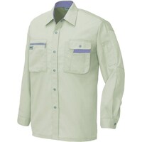 アイトス アイトス 長袖シャツ(男女兼用)(薄地) アースグレー×ミストバイオレット SS 5325004SS 1着