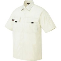 アイトス アイトス 半袖シャツ(男女兼用) アイボリー 3L 55760013L 1着