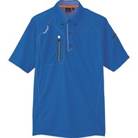 アイトス アイトス 半袖ボタンダウンポロシャツ(男女兼用) ロイヤルブルー S 10605006S 1着