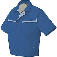 アイトス アイトス 半袖ブルゾン(配色)(男女兼用) ロイヤルブルー×ミストバイオレット LL 5571006LL 1着