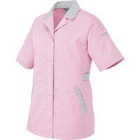 アイトス アイトス 半袖スモック ピンク×シルバーグレー 5L 53280605L 1着