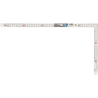 シンワ測定 シンワ 曲尺同厚 ホワイト 50cm/1尺6寸 併用目盛 名作 11106 1本