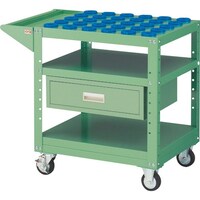 大阪製罐 OS ツーリングワゴン 間口693mm 奥行550mm 高さ790mm NT40・BT40用(引出し付き) WN4024D 1台