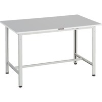トラスコ中山 TRUSCO 軽荷重作業台(300kg)RAE2型 RoHS2対応天板 1200X600XH740 ホワイト色 RAE21260W 1台
