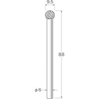 リューター リューター ロングシャンク超硬カッター K9612 1袋