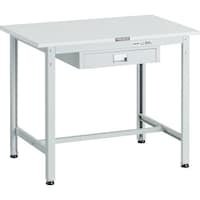 トラスコ中山 TRUSCO 軽荷重作業台(300kg)AE型 900X600XH740 薄型1段引出し付 ホワイト色 AE0960UDC1W 1台