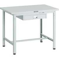 トラスコ中山 TRUSCO 軽荷重作業台(300kg)AE型 900X600XH740 薄型1段引出し付 ホワイト色 SAE0960UDC1W 1台