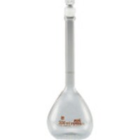 東京硝子器械 TGK メスフラスコ エクセレント 白 500mL IWAKI 988110388 1個