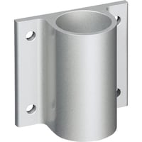 シロクマ SHIROKUMA 支柱ブラケット止 38φ用 シルバー ABR85038SI 1個