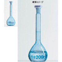 東京硝子器械 TGK PURコーティングメスフラスコ 50mL 広口 814110521 1本