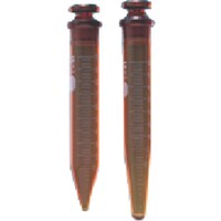 東京硝子器械 TGK 共通沈殿管10mL茶 105H 10本入 121045332 1箱(10本)