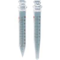 東京硝子器械 TGK 透明共通沈殿管 35mL 白 10本入 121045344 1箱(10本)