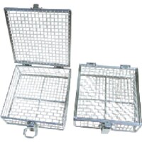 東京硝子器械 TGK 蝶番付バスケット 大 200×200×200H 143524213 1個