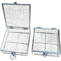 東京硝子器械 TGK 蝶番付バスケット 小 100×100×100H 143524211 1個